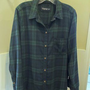 Abercrombie and Fitch Women's Soft A&F Flannel - Size XL